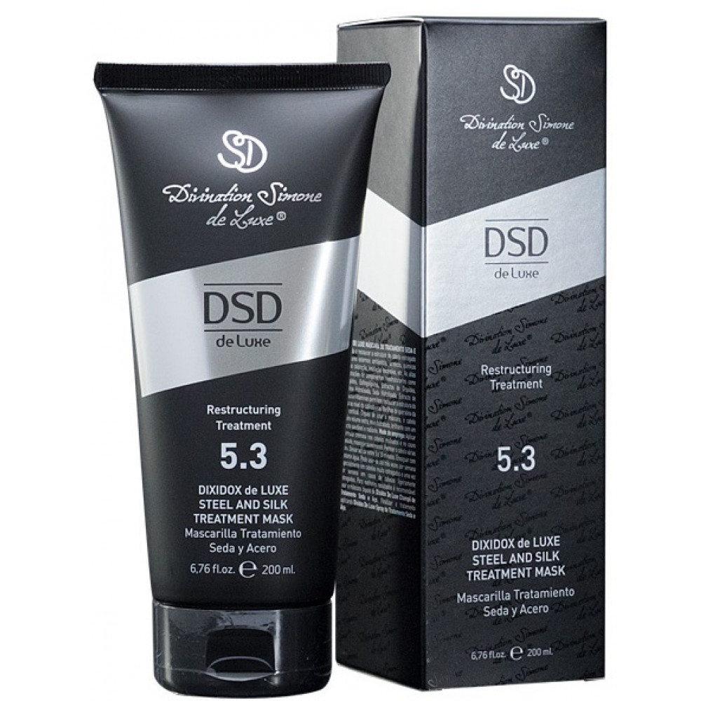 Відновлююча маска "Сталь і шовк" - DSD de Luxe Restructuring 5.3 Steel and Silk Treatment Mask фото