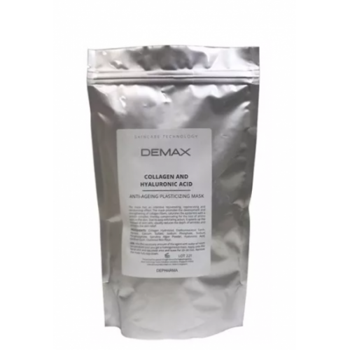 Пластифікуюча альгінатна антивікова маска - Demax Collagen And Hyaluronic Acid фото