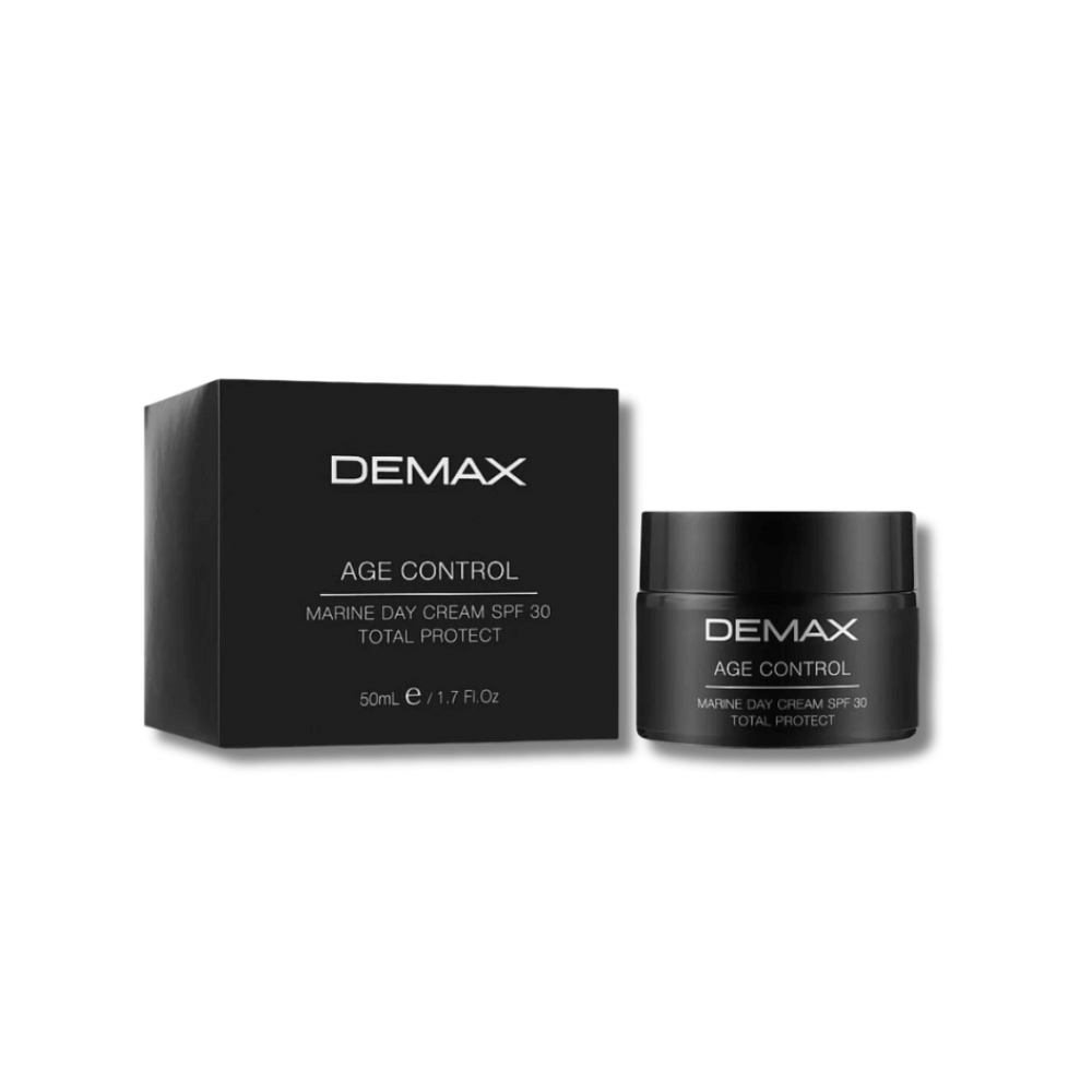 Дневной защитный крем с морскими водорослями - Demax Age Control Marine Day Cream Total Protect SPF 30 фото 2