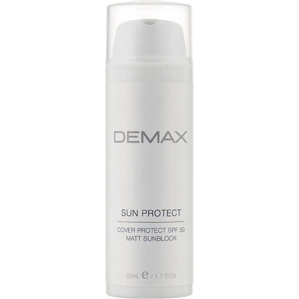 Защитный матирующий санблок SPF 50 - Demax Sun Protect Cover Protect SPF 50 Matt Sunblock фото 2