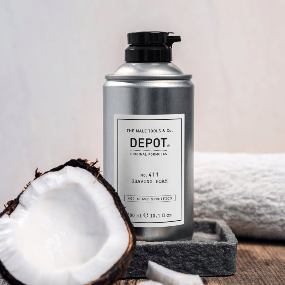 Смягчающая пена для бритья - Depot No. 411 Shaving Foam фото 2