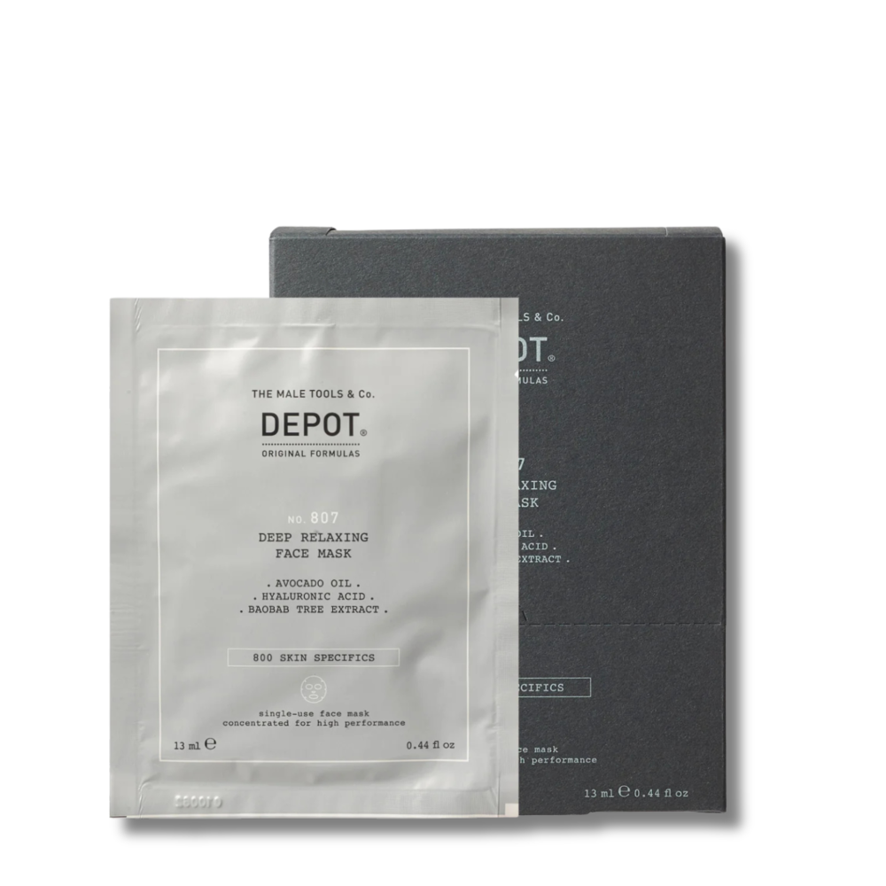 Питательная маска для лица и шеи - Depot No.807 Deep Relaxing Face Mask фото