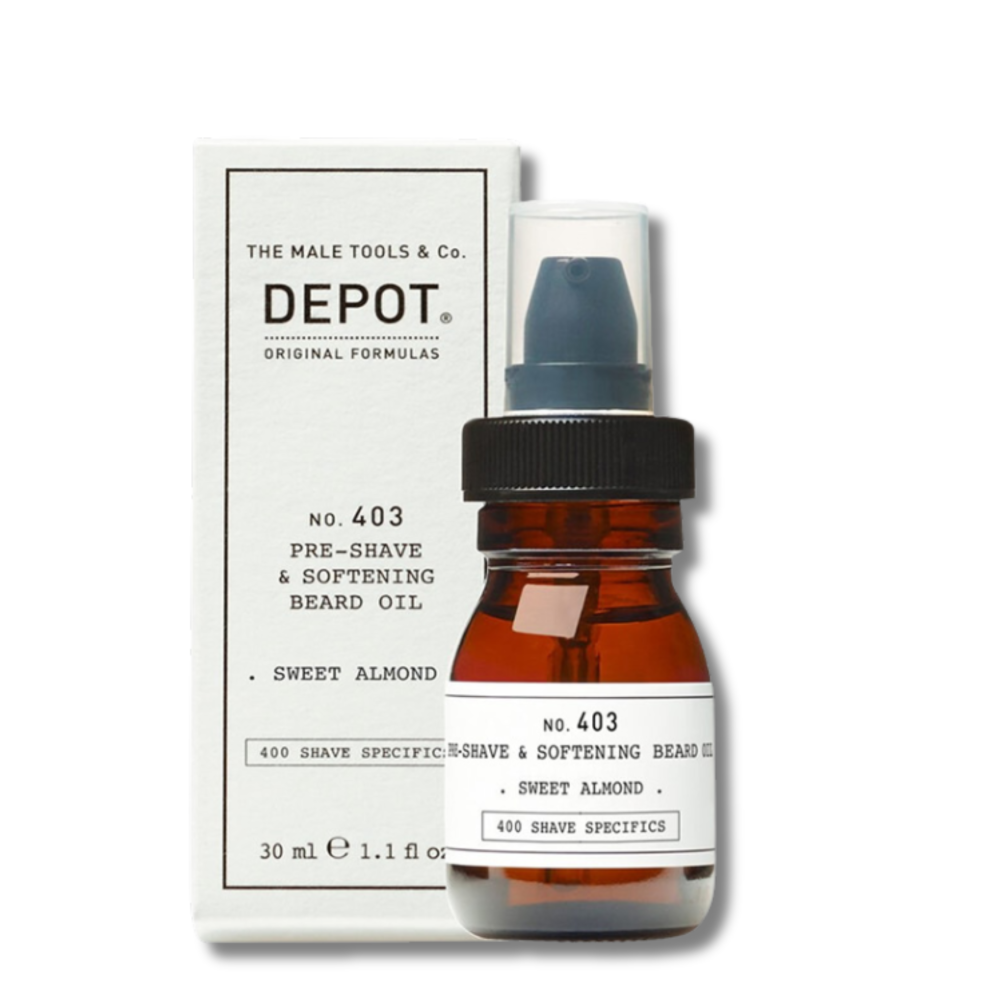 Олія для пом'якшення бороди - Depot No. 403 Pre-Shave & Softening Beard Oil фото