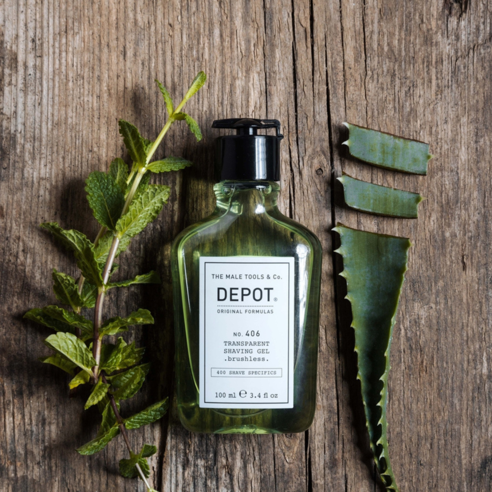 Прозорий гель для гоління - Depot No. 406 Transparent Shaving Gel фото 4