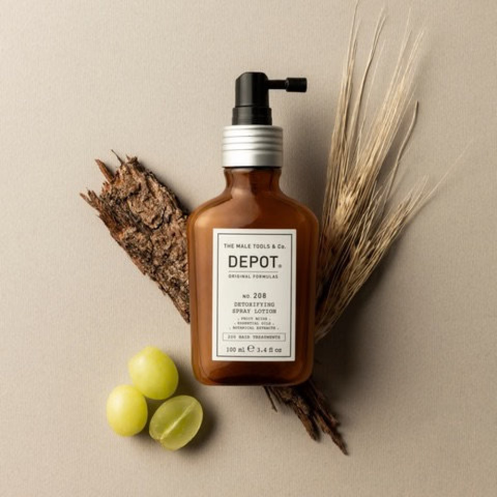 Спрей-лосьон для кожи головы - Depot 208 Detoxifying Spray Lotion фото 3