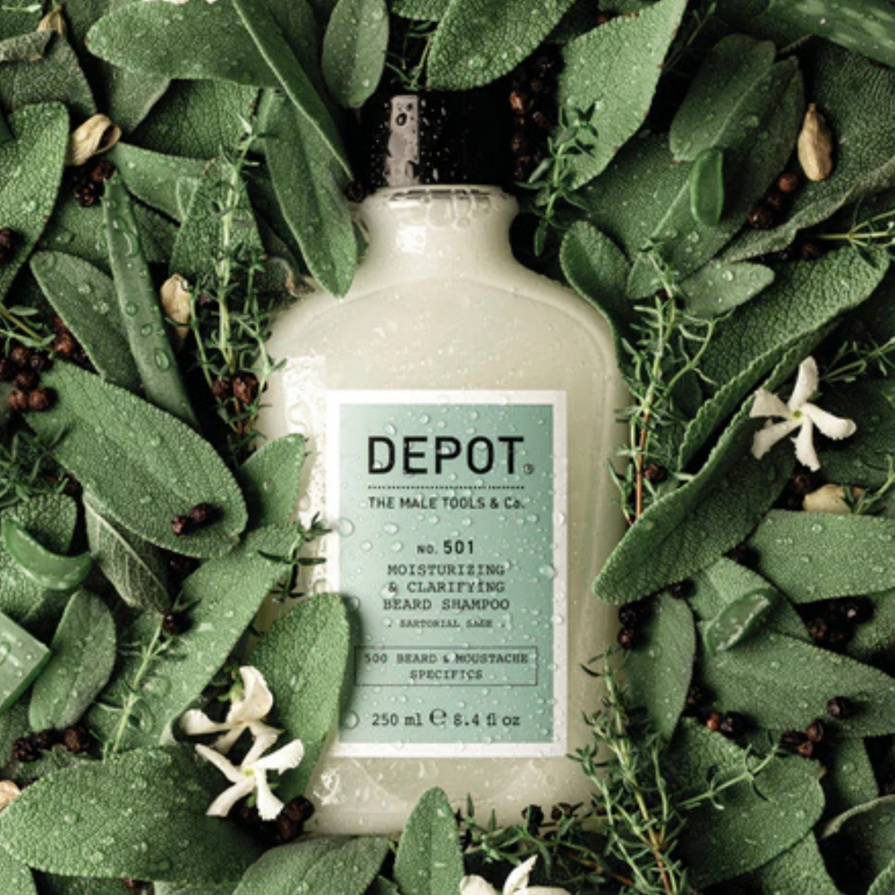 Шампунь для бороды - Depot 501 Moisturizing & Clarifying Beard Shampoo фото 2