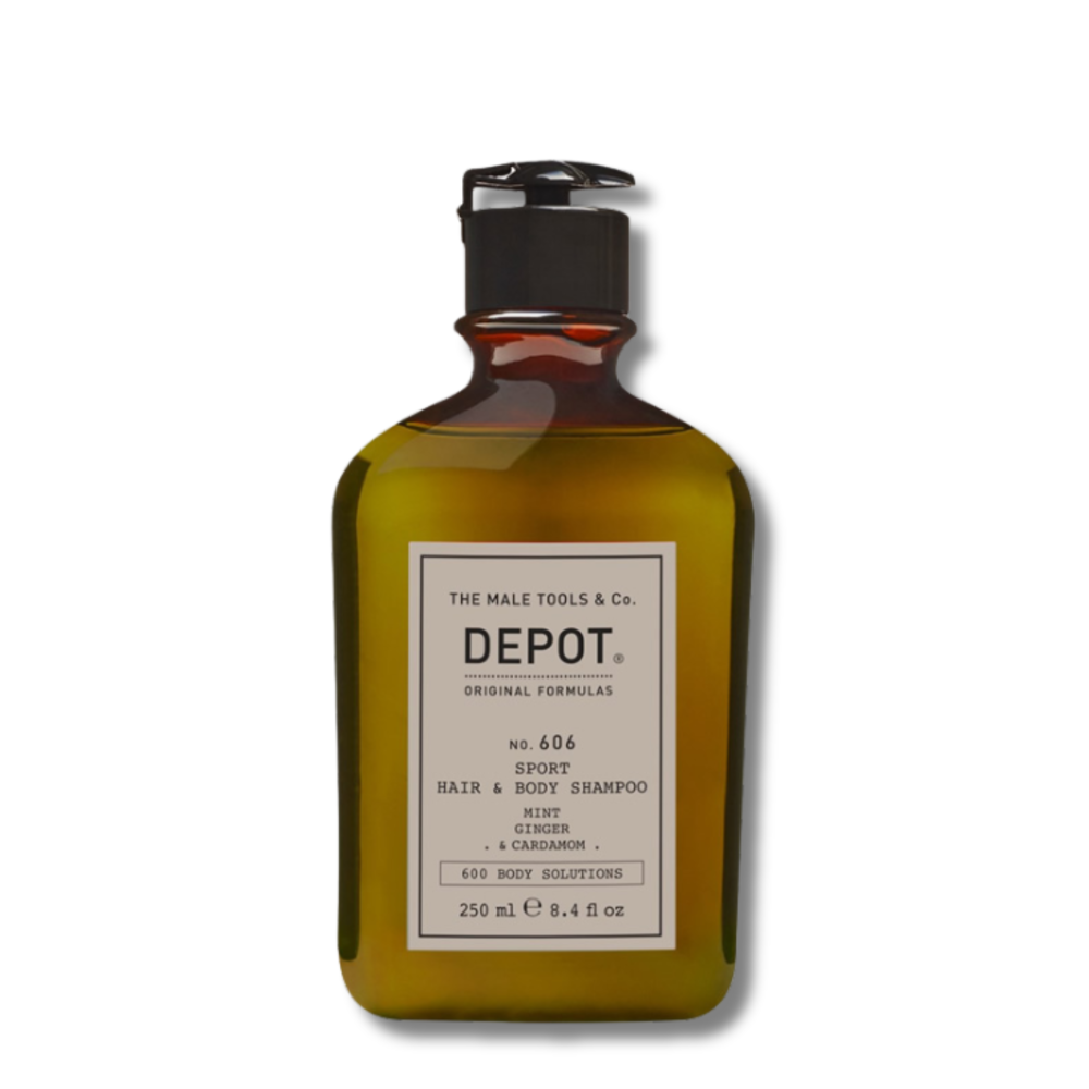 Освежающий шампунь для волос и тела - Depot Body Solutions 606 Sport Hair & Body Shampoo фото