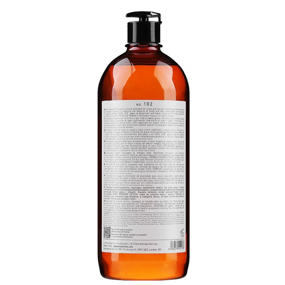 Шампунь проти лупи для жирного волосся - Depot Hair Cleansings 102 Anti-Dandruff & Sebum Control Shampoo фото 3