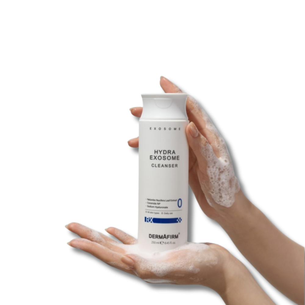 Гіпоалергенний гель для вмивання з екзосомами - DermAfirm Hydra Exosome Cleanser фото 2