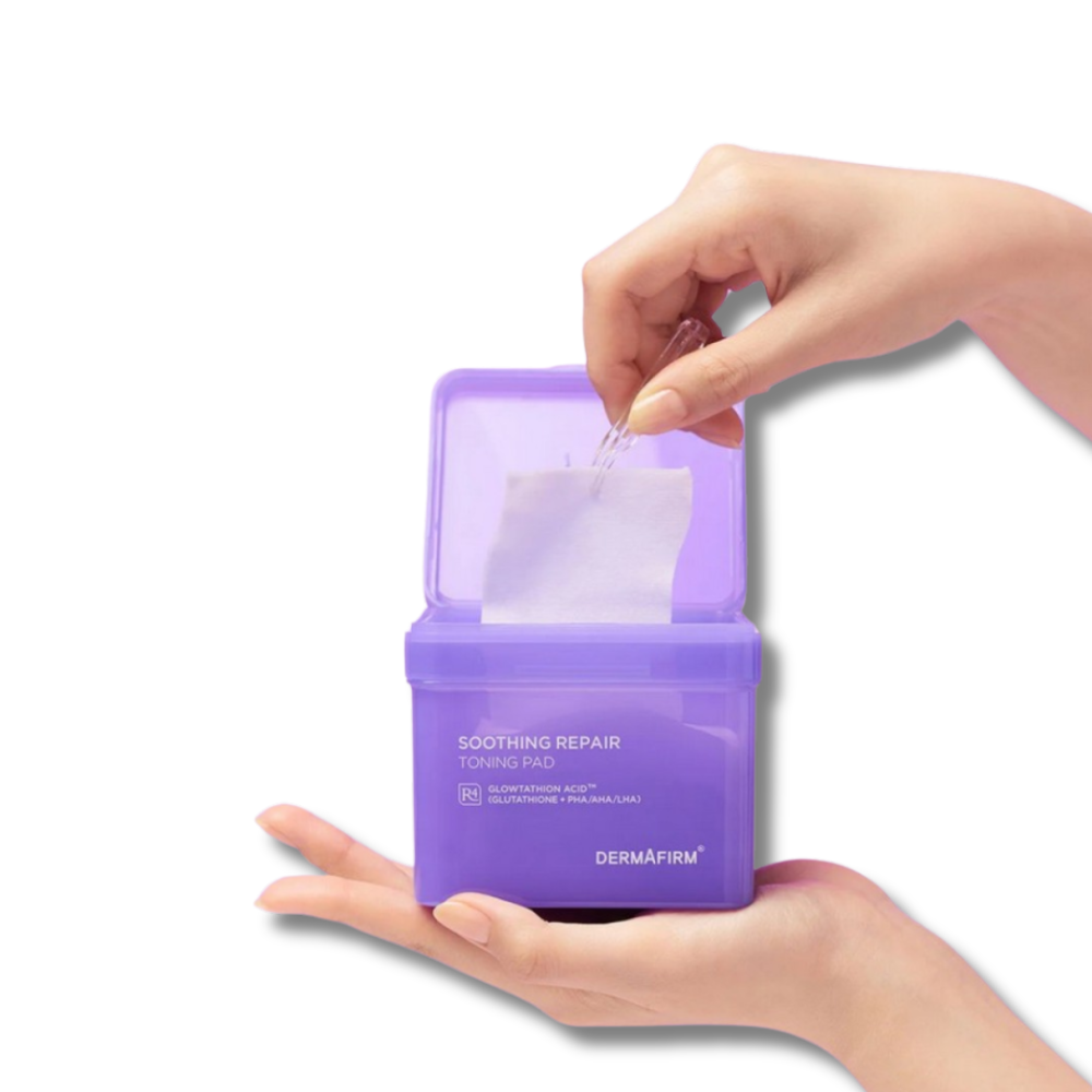 Тонізуючі пади з глутатіоном - DermAfirm Soothing Repair Toning Pad R4  фото 2