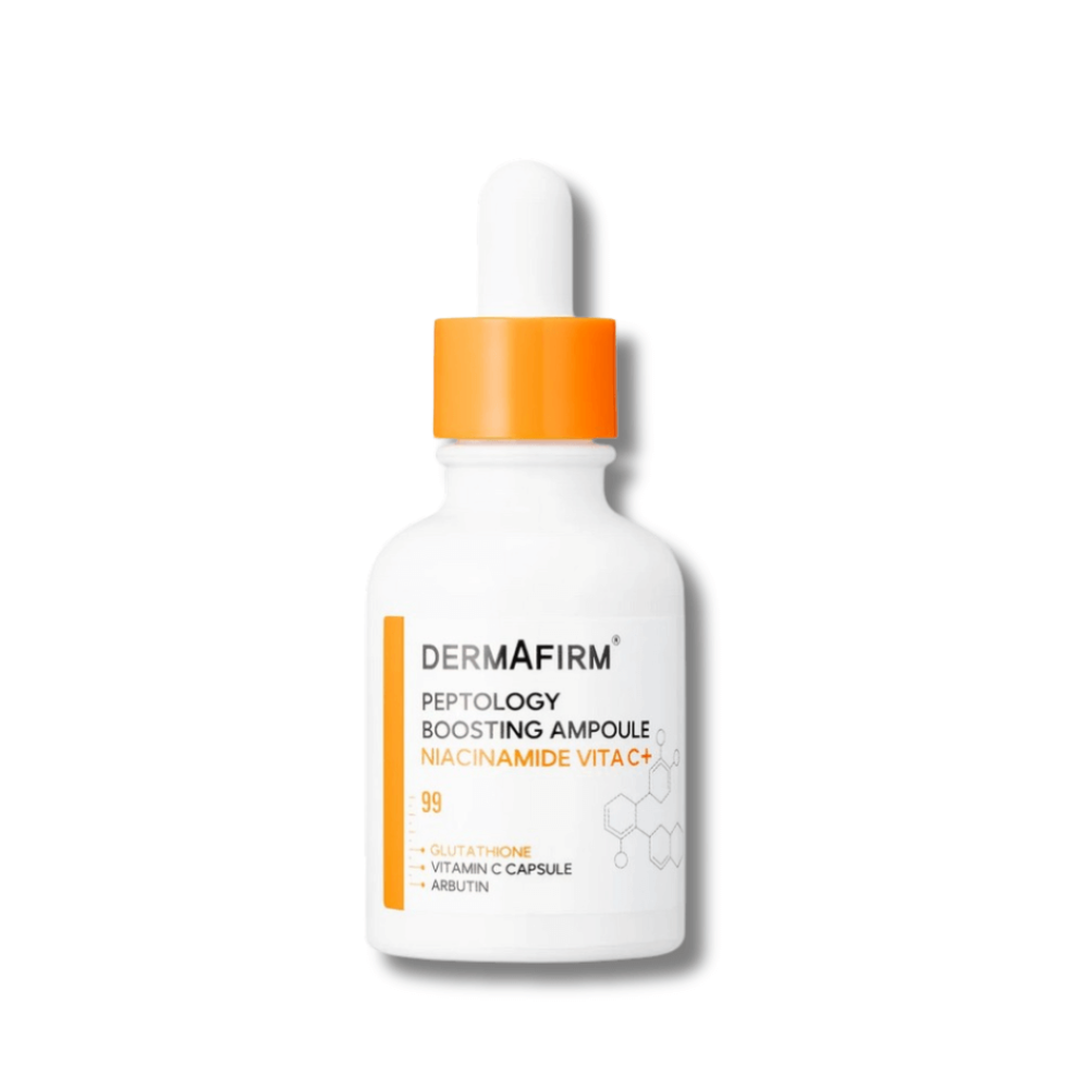 Сироватка-бустер з ніацинамідом та вітаміном C - DermAfirm Peptology Boosting Ampoule Niacinamide Vita C+ фото