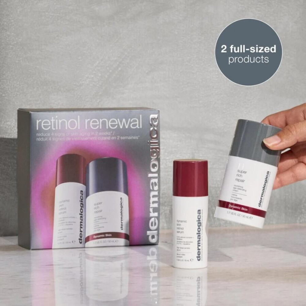 Дуэт бестселлеров анти-эйдж - Dermalogica Retinol Renewal Kit фото 3