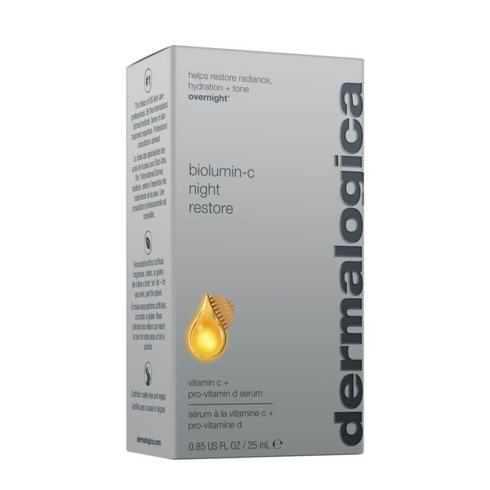 Нічна відновлююча сироватка з вітаміном С - Dermalogica Biolumin-C Night Restore фото 2