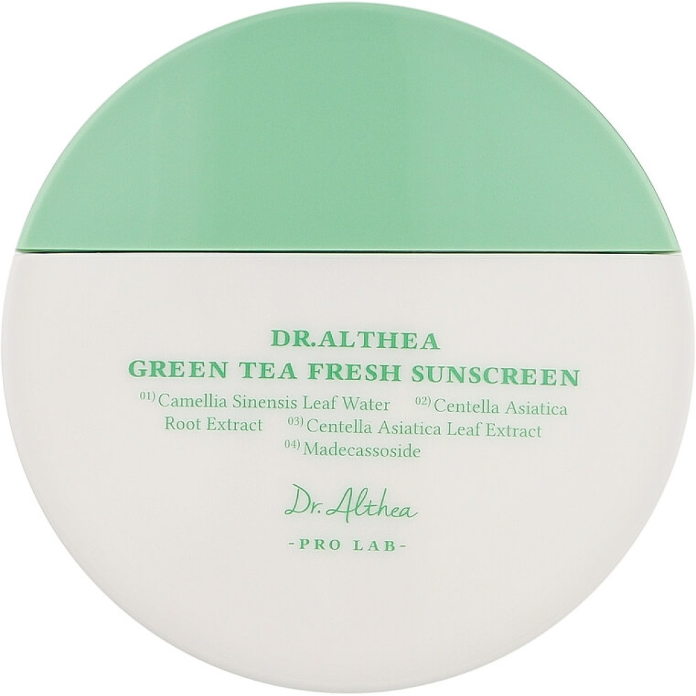 Солнцезащитный крем с экстрактом зеленого чая - Dr. Althea Green Tea Fresh Sunscreen SPF 50+ PA++++ фото 2