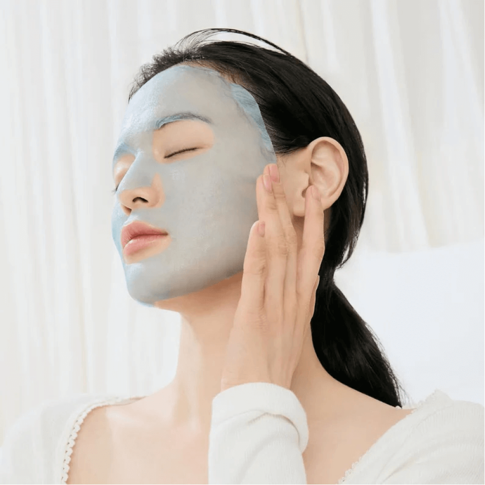 Тканевая маска для лица увлажняющая с азуленом - Dr. Althea Aqua Blue Hydration Mask фото 4