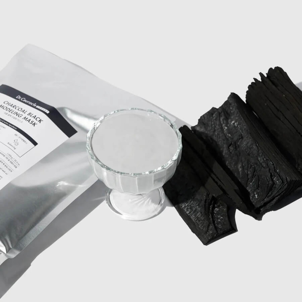 Альгинатная детокс-маска с древесным углем - Dr.Ceuracle Charcoal Black Modeling Mask фото 3