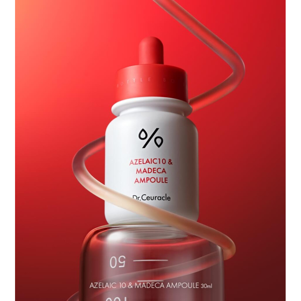 Ампульна сироватка з азелаїновою кислотою - Dr.Ceuracle Azelaic 10 & Madeca Ampoule фото 2