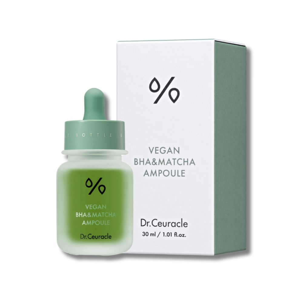 Ампульна сироватка з BHA кислотою та екстрактом матчa - Dr.Ceuracle Vegan BHA&Matcha Ampoule фото