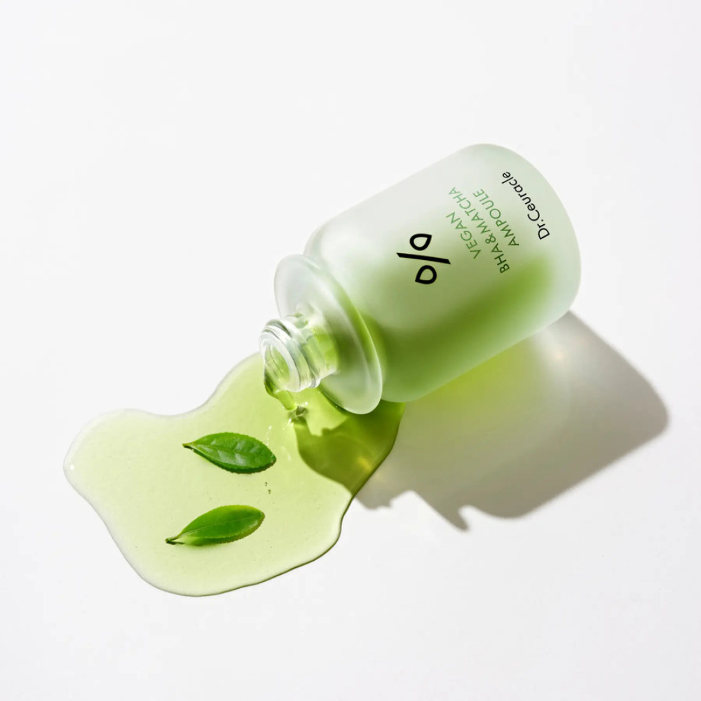 Ампульна сироватка з BHA кислотою та екстрактом матчa - Dr.Ceuracle Vegan BHA&Matcha Ampoule фото 4