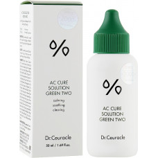 Успокаивающая сыворотка для проблемной кожи - Dr.Ceuracle Ac Care Solution Green Two 