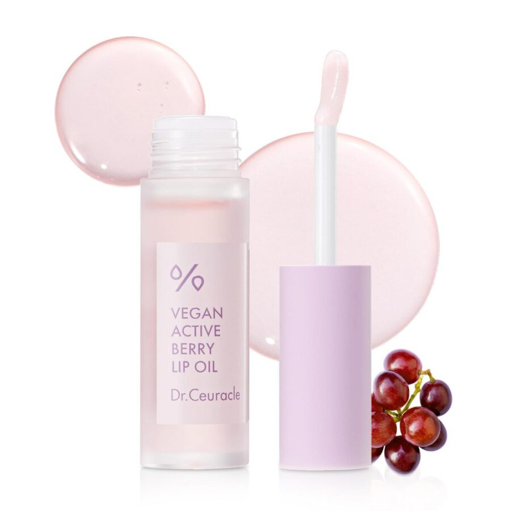 Масло-блеск для губ с ресвератолом и клюквенным экстрактом - Dr.Ceuracle Vegan Active Berry Lip Oil фото 3