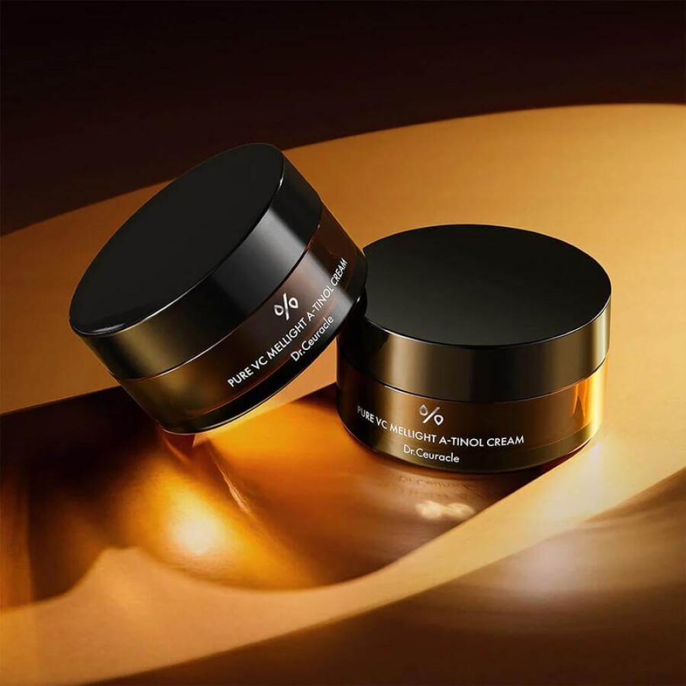Двойной крем с витамином С, ретинолом и керамидами - Dr.Ceuracle Pure VC Mellight A-Tinol Cream фото 4
