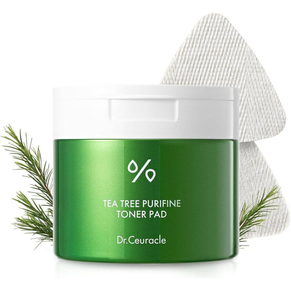 Тонизирующие педы с экстрактом чайного дерева - Dr.Ceuracle Tea Tree Purifine Toner Pad фото 3