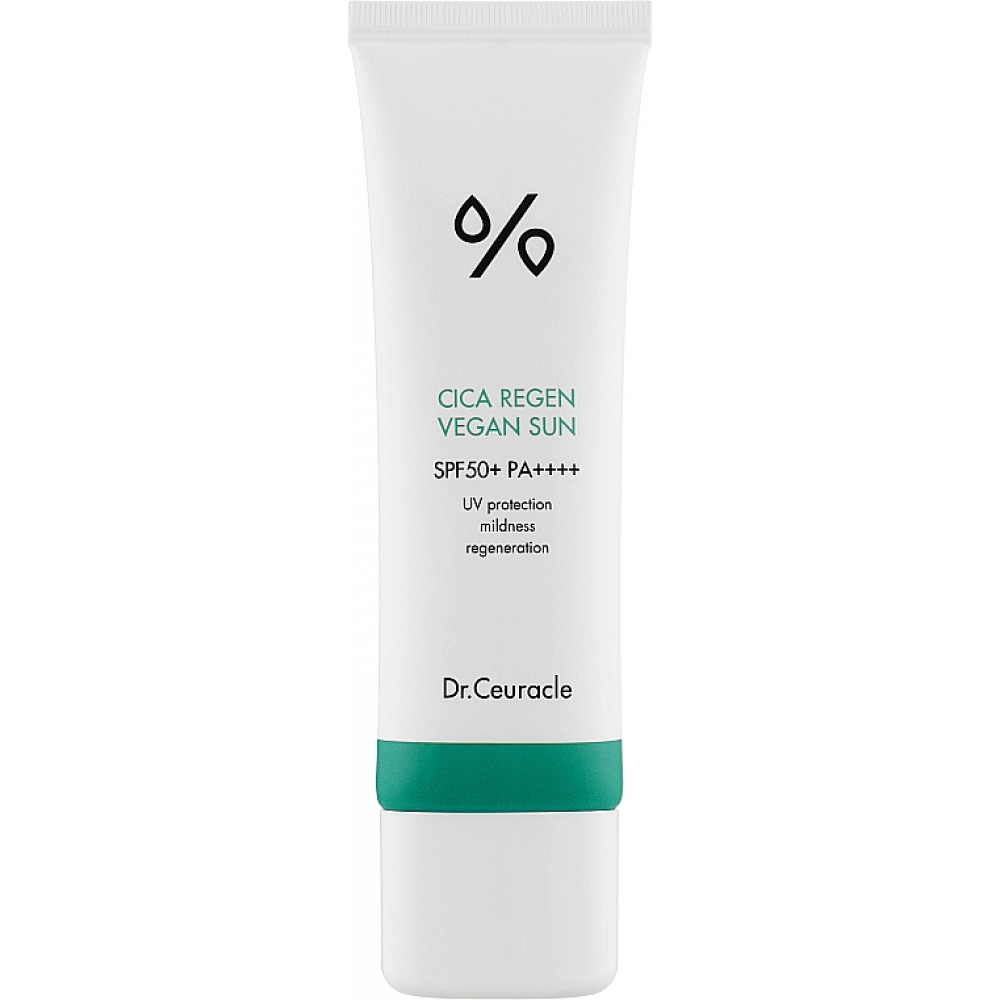 Сонцезахисний гель з центелою - Dr.Ceuracle Cica Regen Vegan Sun Gel SPF 50+ PA++++ фото 2