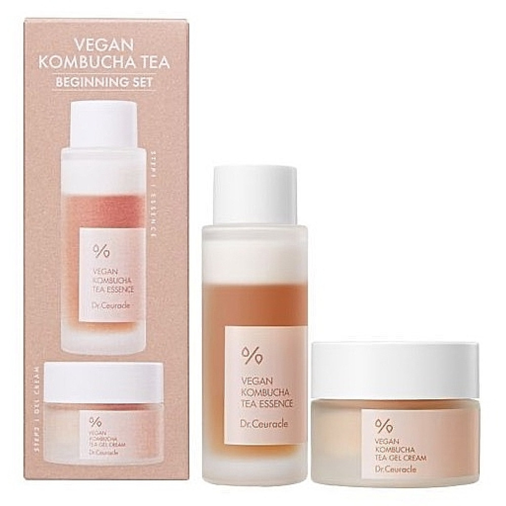 Веганський набір для догляду за шкірою з комбучею - Dr.Ceuracle Vegan Kombucha Beginning Set фото 2