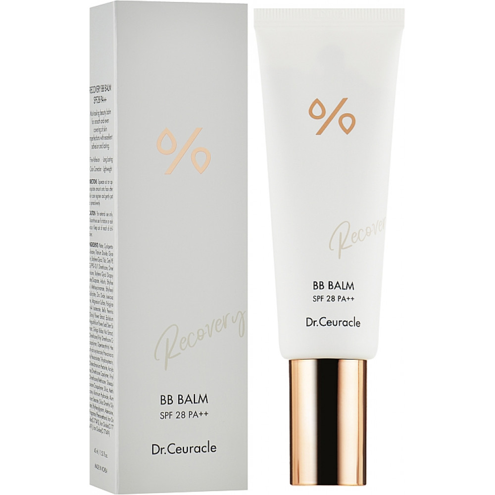 Стойкий ВВ-крем с матирующим эффектом - Dr.Ceuracle Recovery BB Balm SPf 28 Pa++ фото