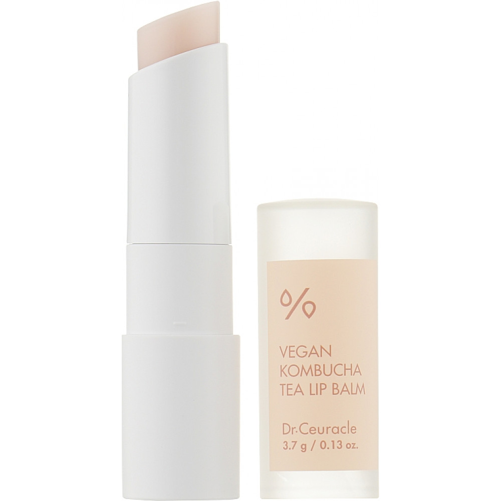 Увлажняющий бальзам для губ с экстрактом комбучи - Dr.Ceuracle Vegan Kombucha Tea Lip Balm фото