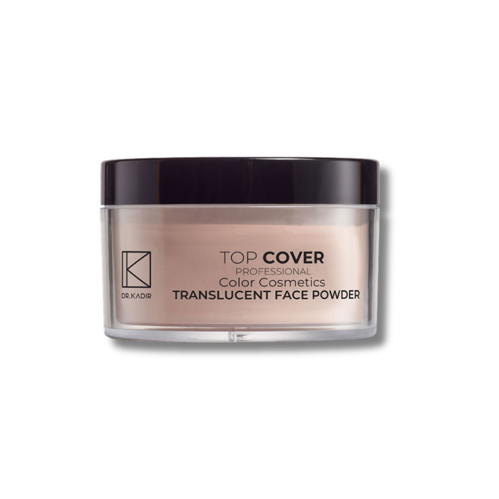 Рассыпчатая пудра с матующим эффектом для лица - Dr. Kadir Top Cover Translucent Face Powder фото 2