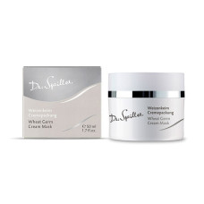 Живильна маска з маслом зародків пшениці - Dr. Spiller Wheat Germ Cream Mask 