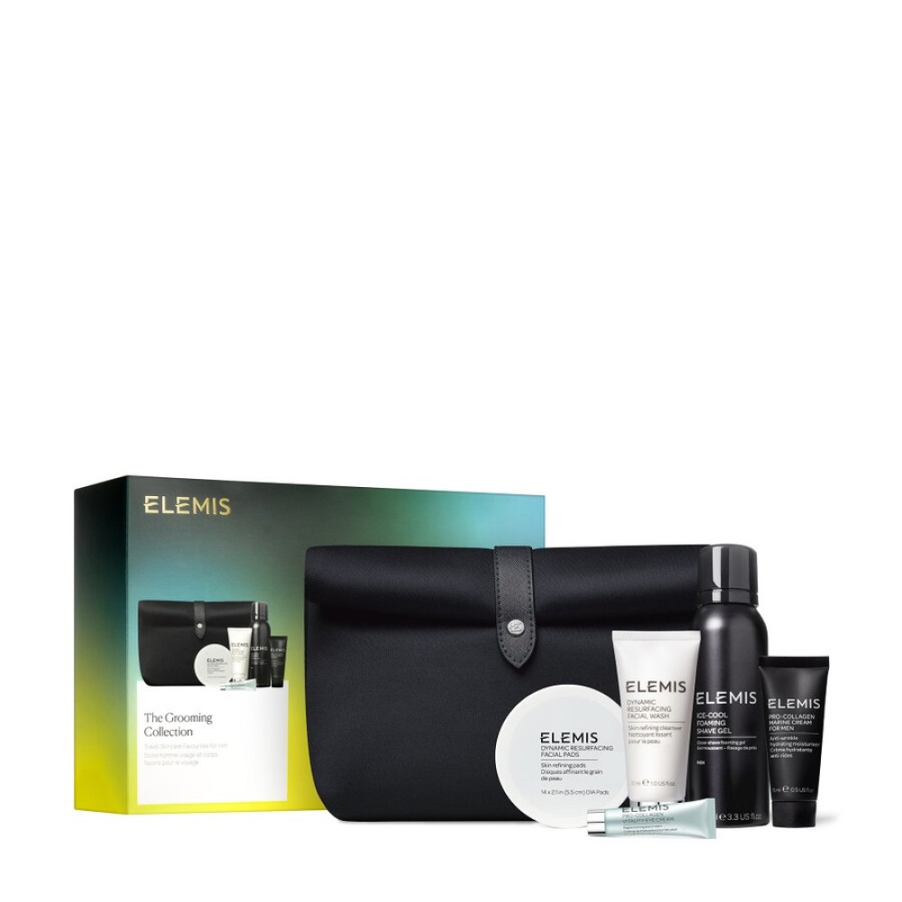 Бестселлеры для лица и тела в люкс косметичке для него - Elemis Kit: The Grooming Collection Travel Skincare Favourites for Him фото 3