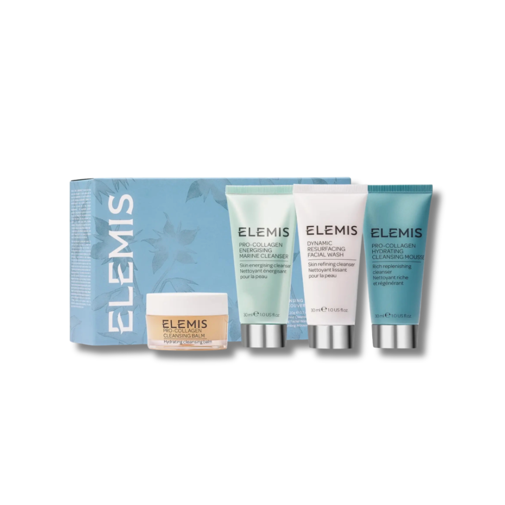 Набір з 4 засобів для очищення «Ідеально чиста шкіра» - Elemis Double Cleanse Starter Collection Kit фото