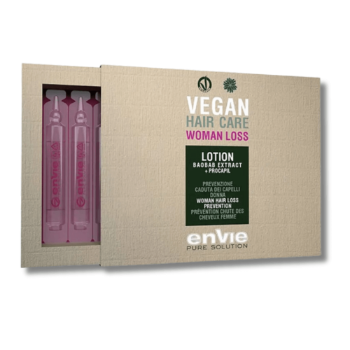 Лосьон женский в ампулах для предотвращения выпадения волос - Envie Vegan Hair Care Woman Loss Lotion фото