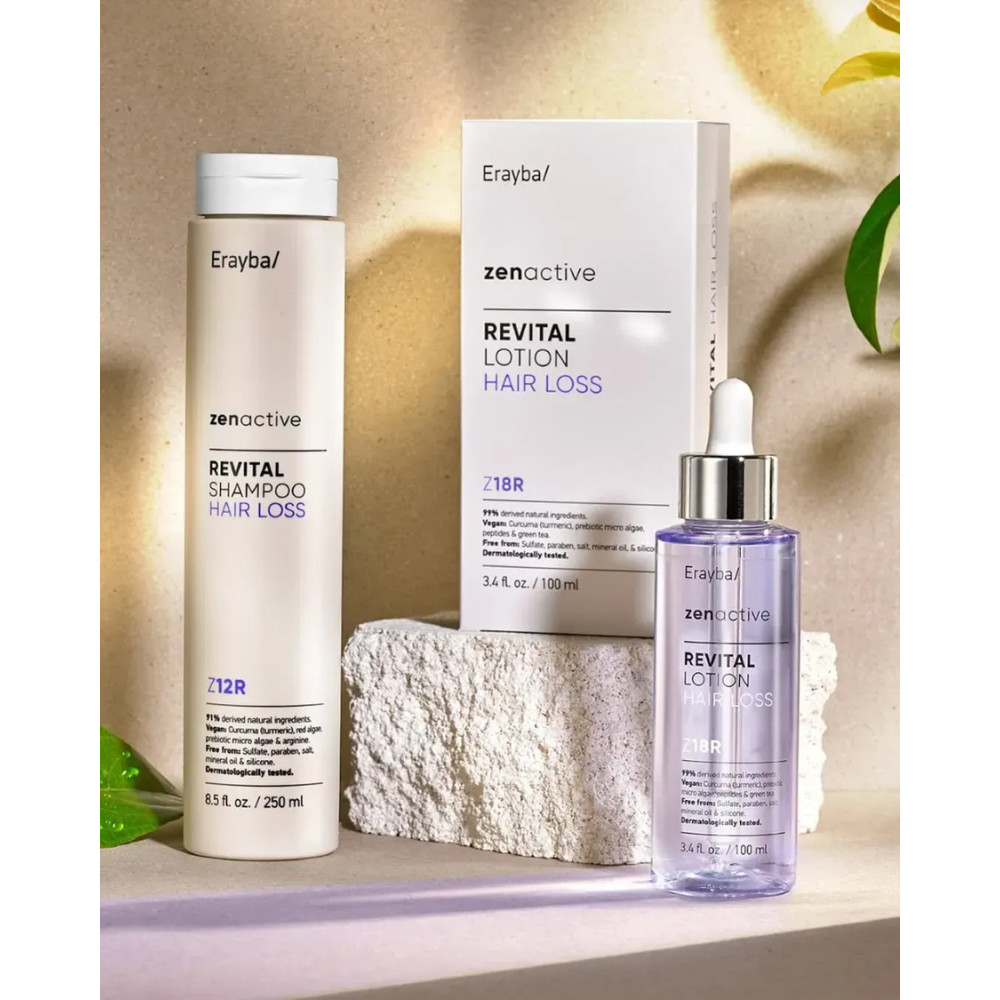 Шампунь проти випадіння волосся - Erayba ZenActive Z12R Revital Shampoo фото 2