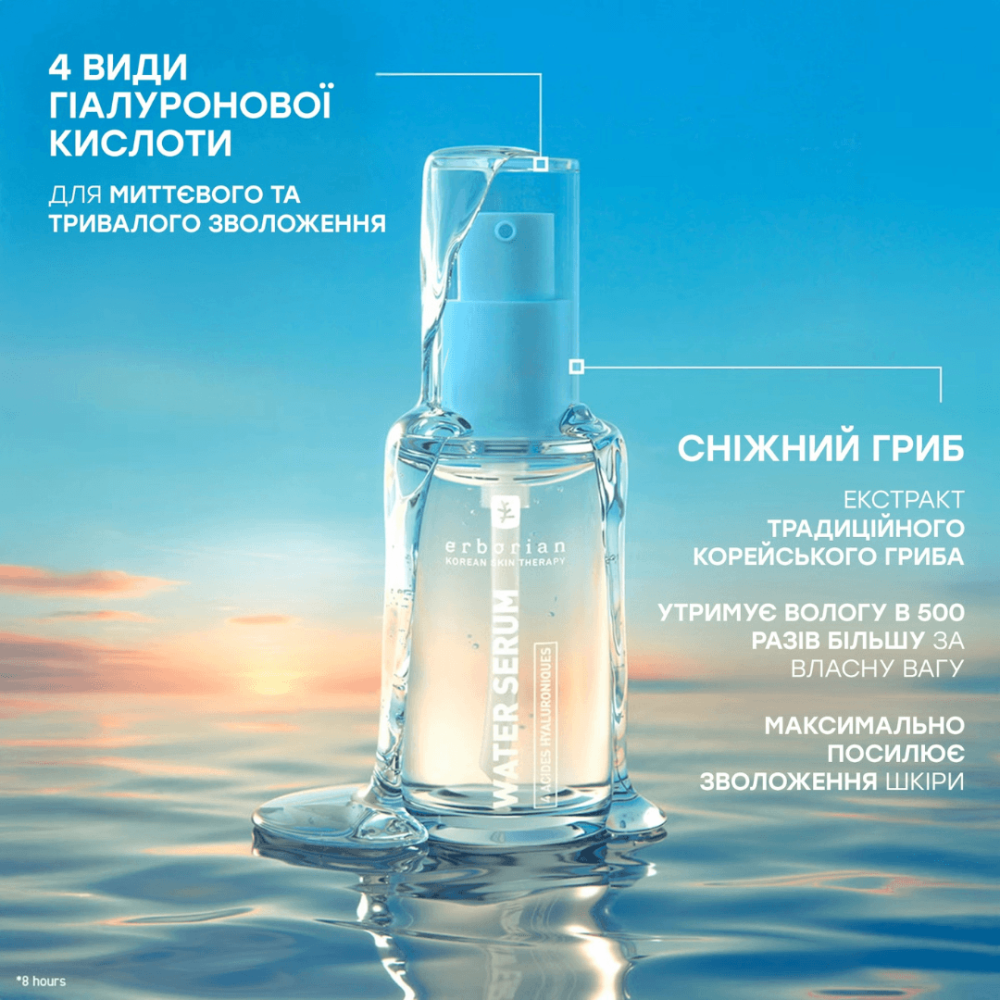 Зволожувальна сироватка для обличчя - Erborian Water Serum фото 3