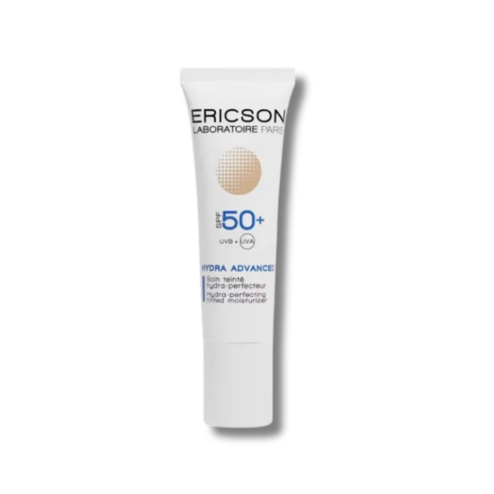Зволожуючий крем з тоном для ідеальної шкіри - Ericson Laboratoire Hydra Advanced Hydra-Perfecting Tinted Moisturizer SPF 50+  фото