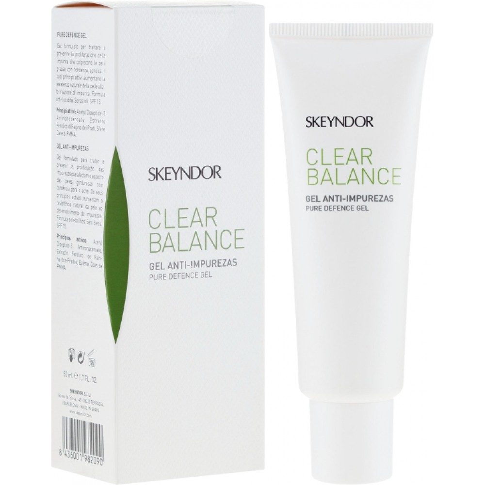 Очищающий защитный гель - Skeyndor Clear Balance Gel фото