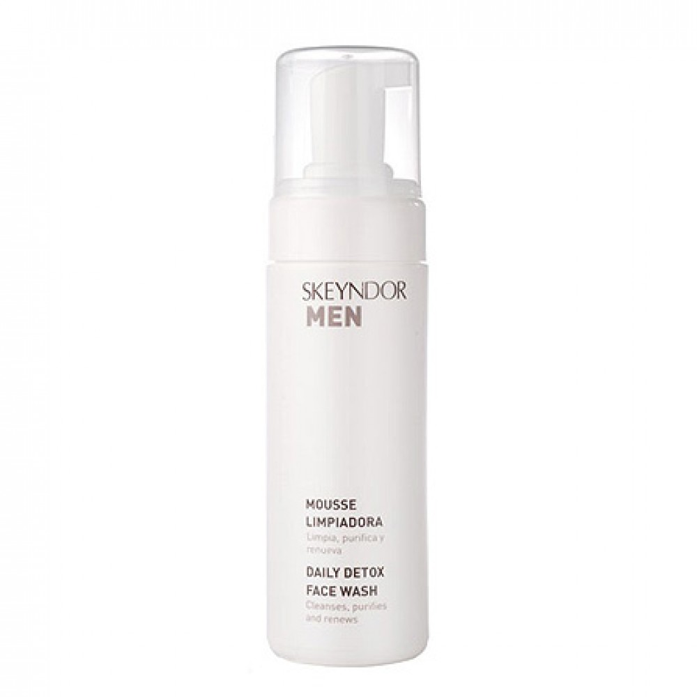 Очищающий мусс для умывания тройного действия - Skeyndor Men Daily Detox Face Wash фото