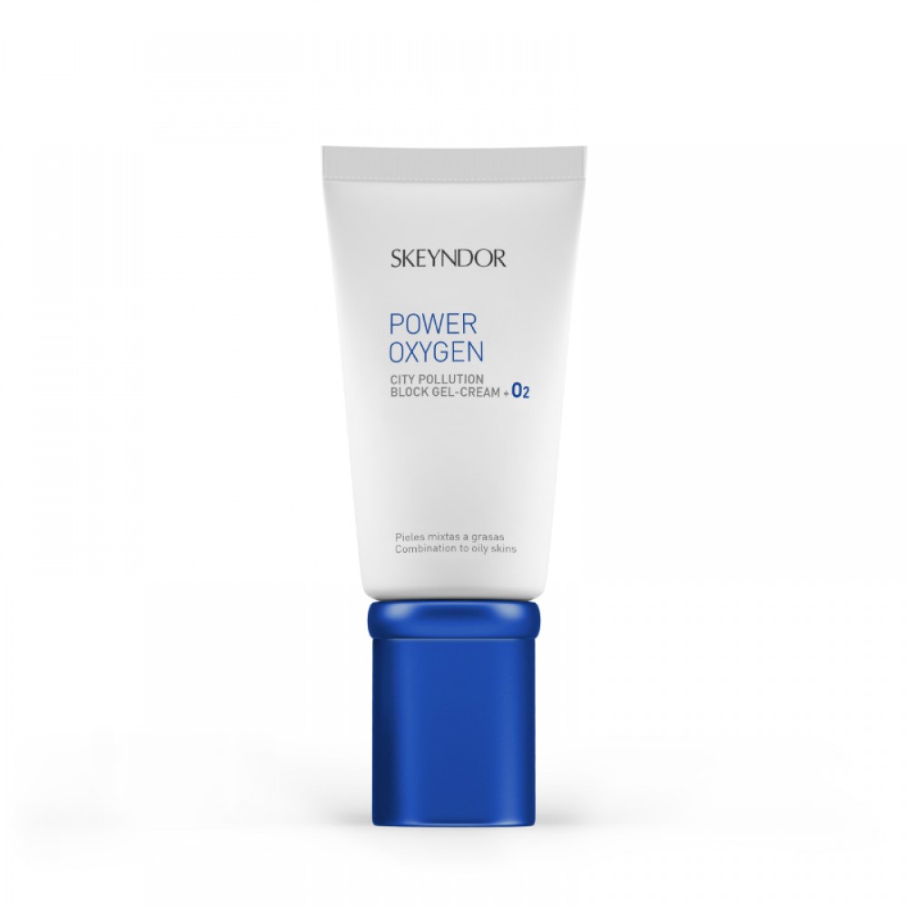 Кислородный детокс гель-крем для комбинированной кожи - Skeyndor Power Oxygen City Pollution Block Gel-Cream + O2 фото