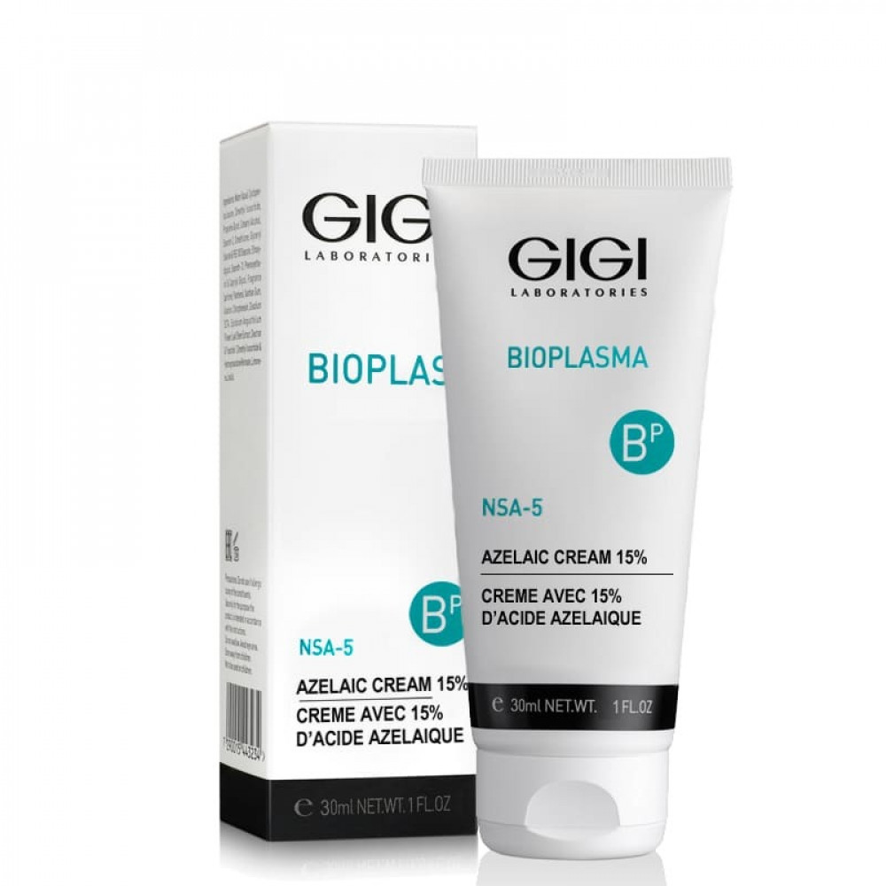 Крем с 15% азелаиновой кислотой для жирной и проблемной кожи - GIGI Bioplasma 15% Azelaic Cream  фото