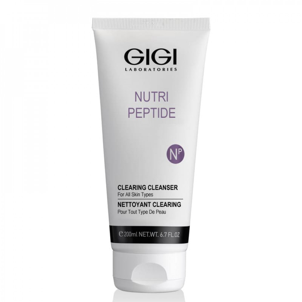 Пептидний очищаючий гель - GiGi Nutri Peptide Clearing Cleanser фото