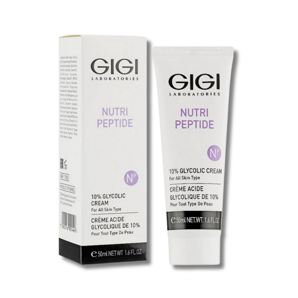 Пептидний крем із 10% гліколевою кислотою - GiGi Nutri-Peptide 10% Glycol Acid Cream фото