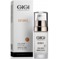 Увлажняющая сыворотка с эффектом осветления - GiGi Ester C Total Serum 