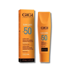 Увлажняющая легкая эмульсия для лица SPF50 - Gigi Sun Care Ultra Light Facial Sun Screen SPF50 