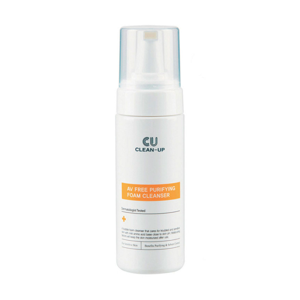 Очищувальний мус для чутливої проблемної шкіри - CUSKIN Clean-Up AV Free Purifying Foam Cleanser фото