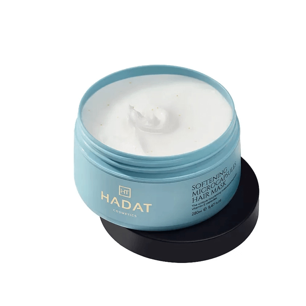 Смягчающая маска для волос с микрокапсулами - Hadat Cosmetics Softening Microcapsules Hair Mask фото 3