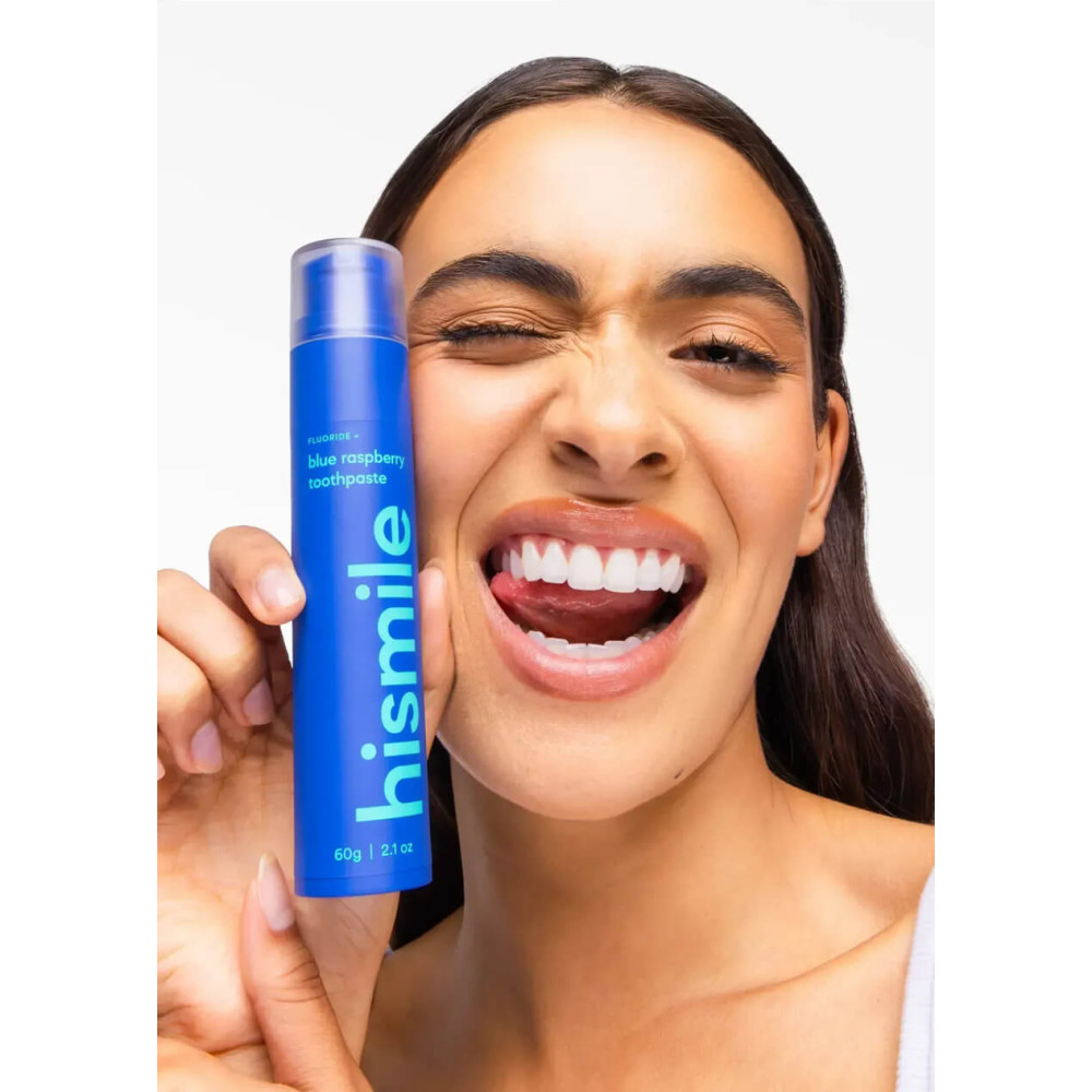 Зубная паста со вкусом голубой малины - Hismile Blue Raspberry Toothpaste фото 2